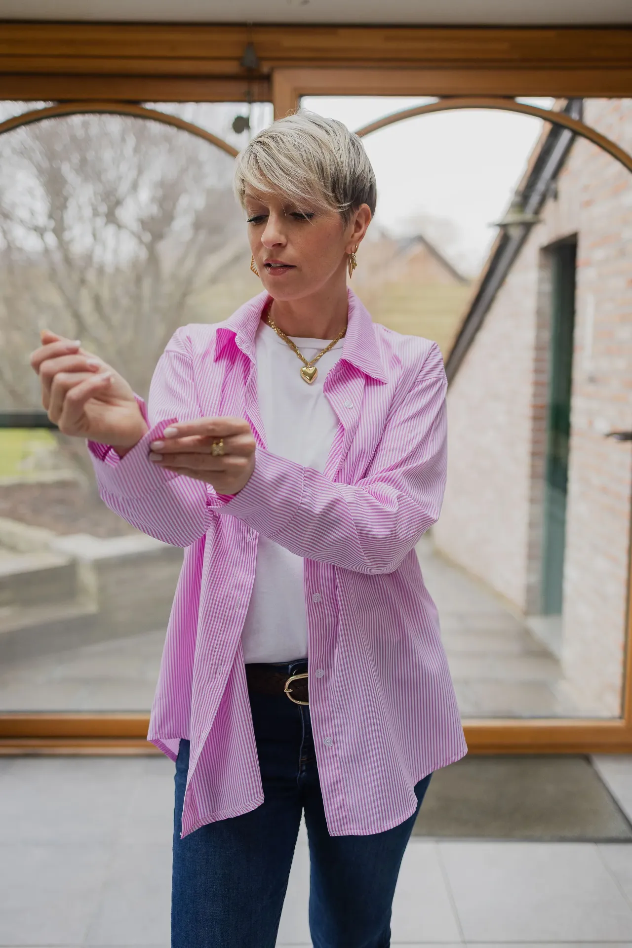 Chemise Orion rose (TU)