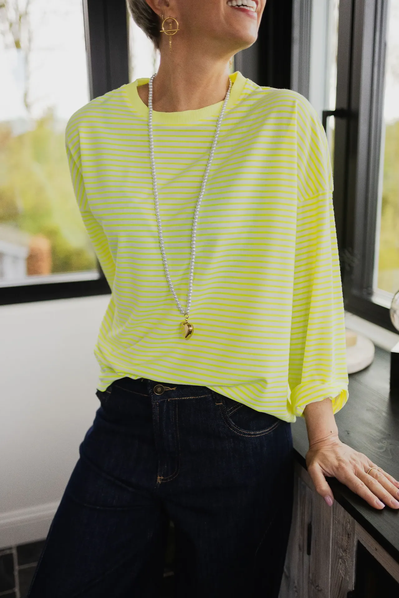 T-Shirt Cyrielle (TU - jaune)