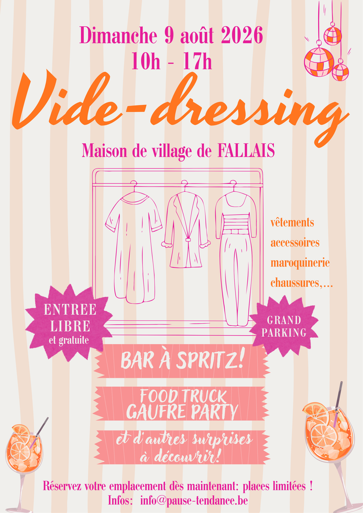 Stand vide-dressing (pour particuliers*)