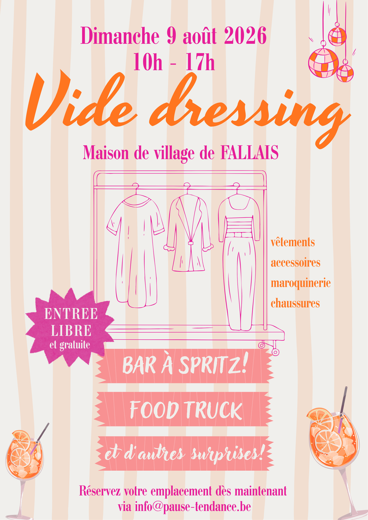 stand vide-dressing 9 aout 2026