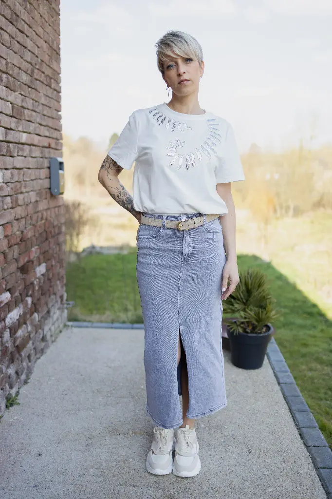 Jupe Kate  (Bleu, XS)