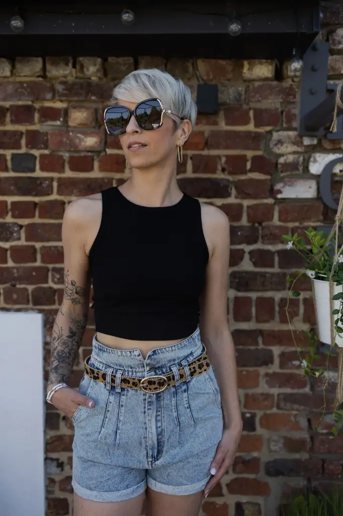 Crop Top Lola  (noir)