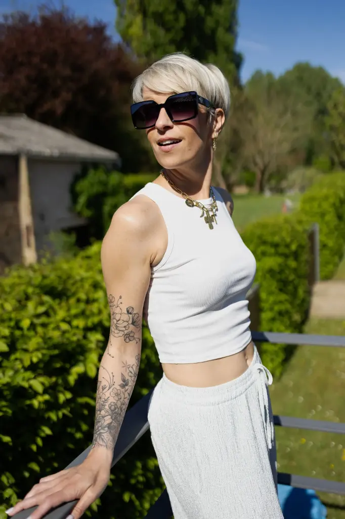 Crop Top Lola (blanc) 