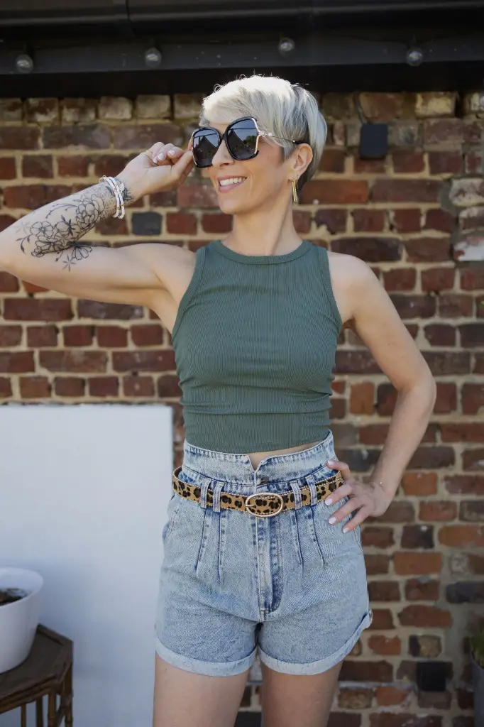 Crop Top Lola (vert d'eau) 