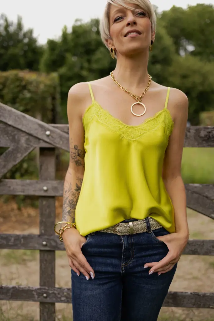 Top Linda - Chartreuse (T.U) 