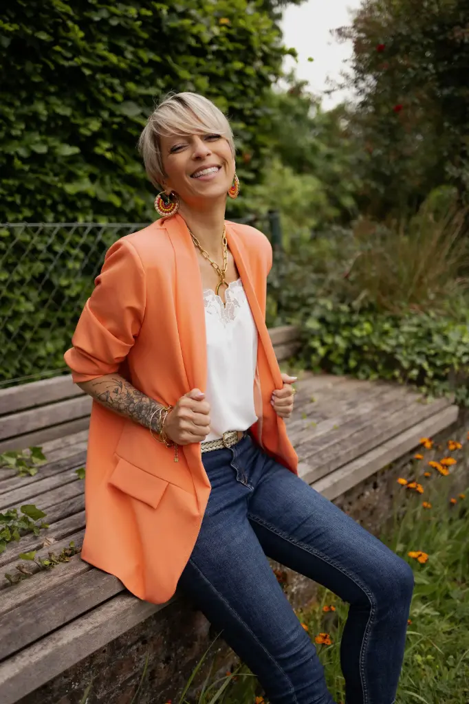 Blazer Thalie Orangé (T.U)  