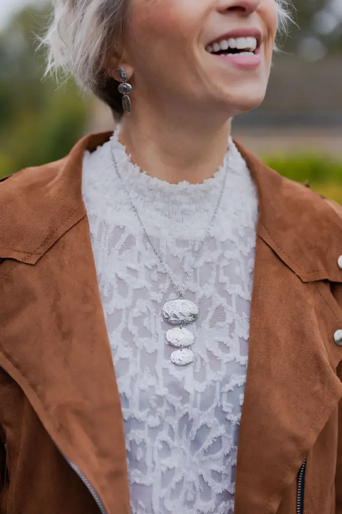 Parure Monique - argentée