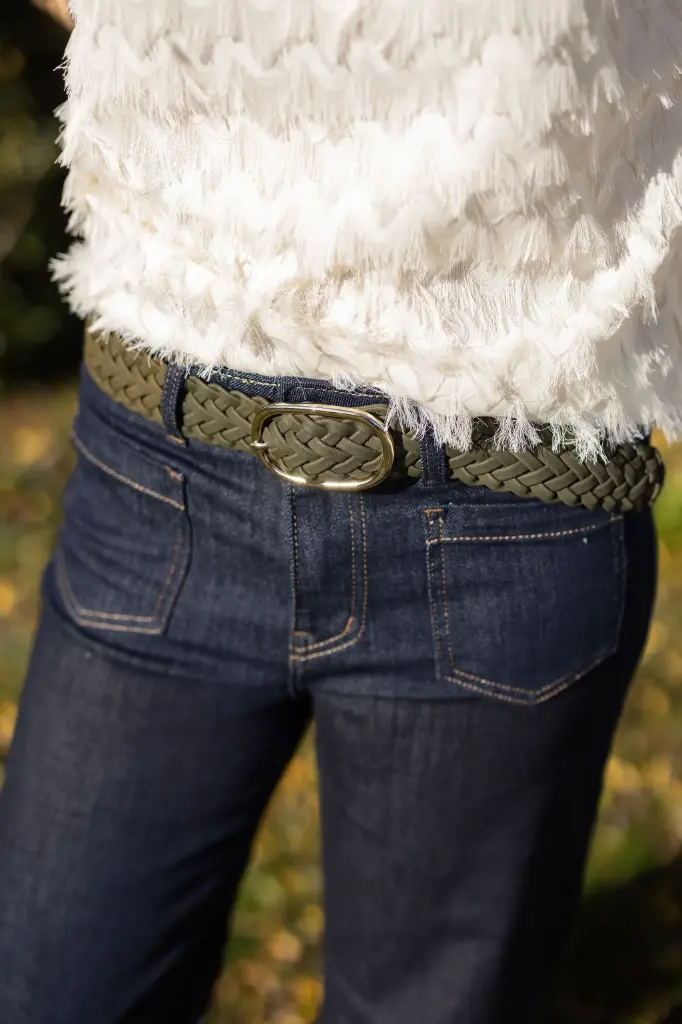 Ceinture Aïvy (daim) (Marron)