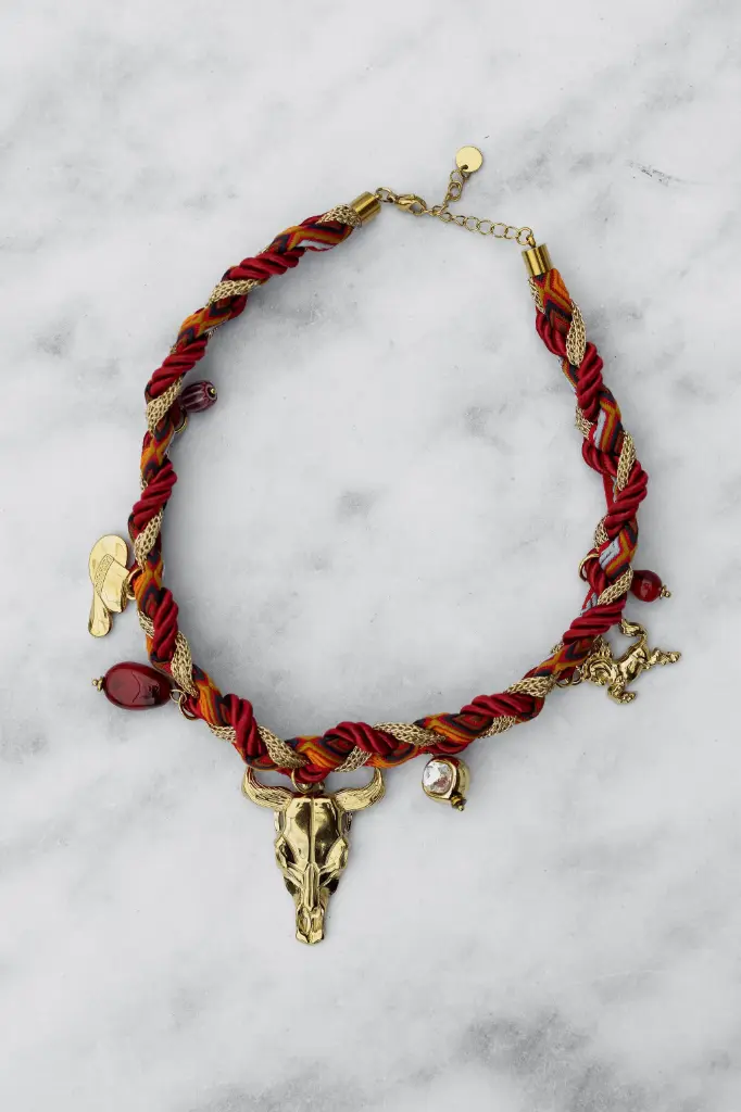 Collier Yuna (Rose/Orange)