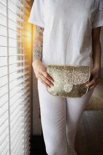 [AMST - Teatro Maan Sauvage Metallic Goud SL0003 Code barre 2100000152962000​] Sac Mollie