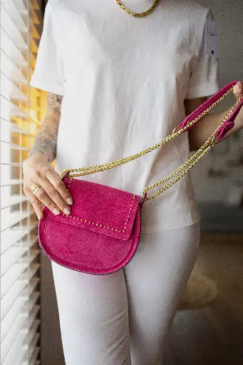 [AMS-TEATRO Doutzen 2 suede Fuchsia 16 210000000719.1800] Sac Jane 