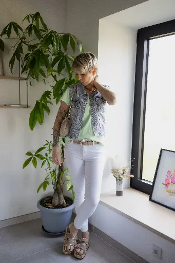 Jeans Bianca blanc 