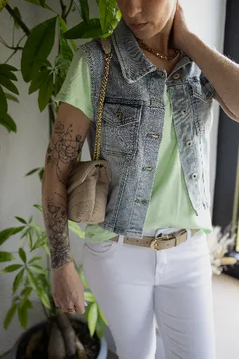 Gilet en jeans Vic